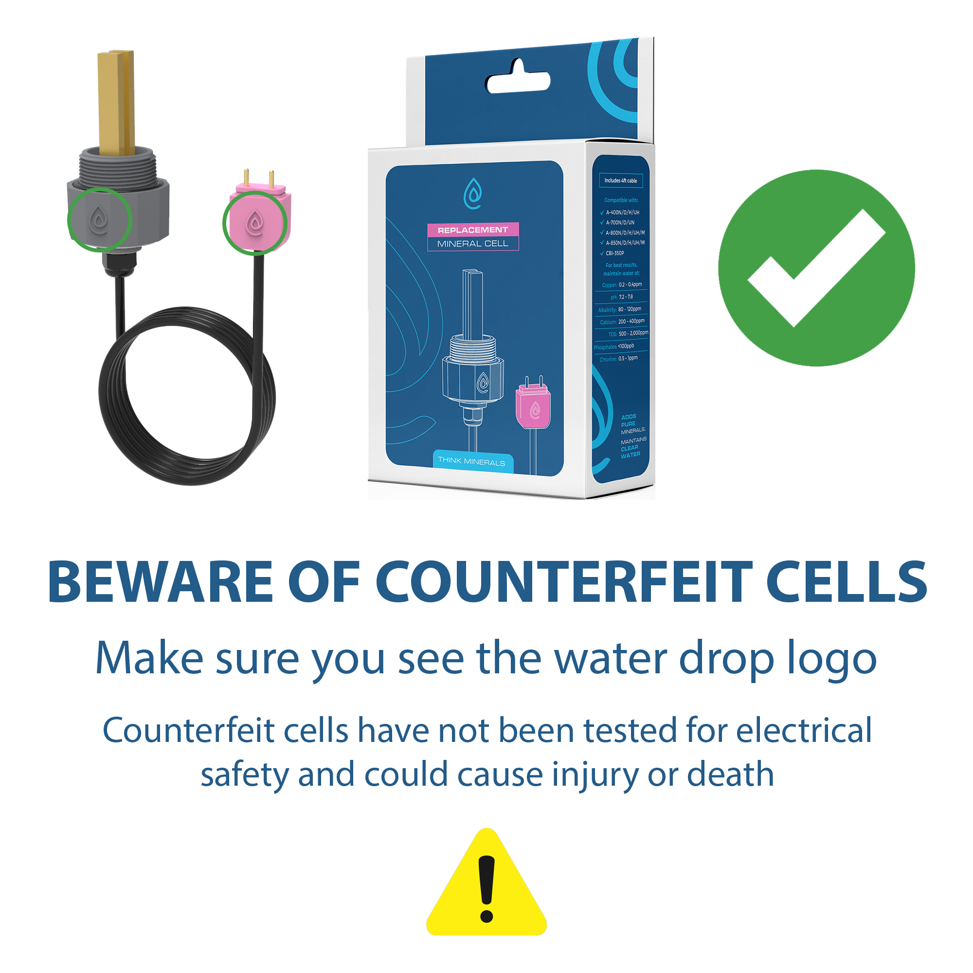 Beware of counterfeit cells