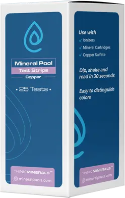 Copper test strip carton