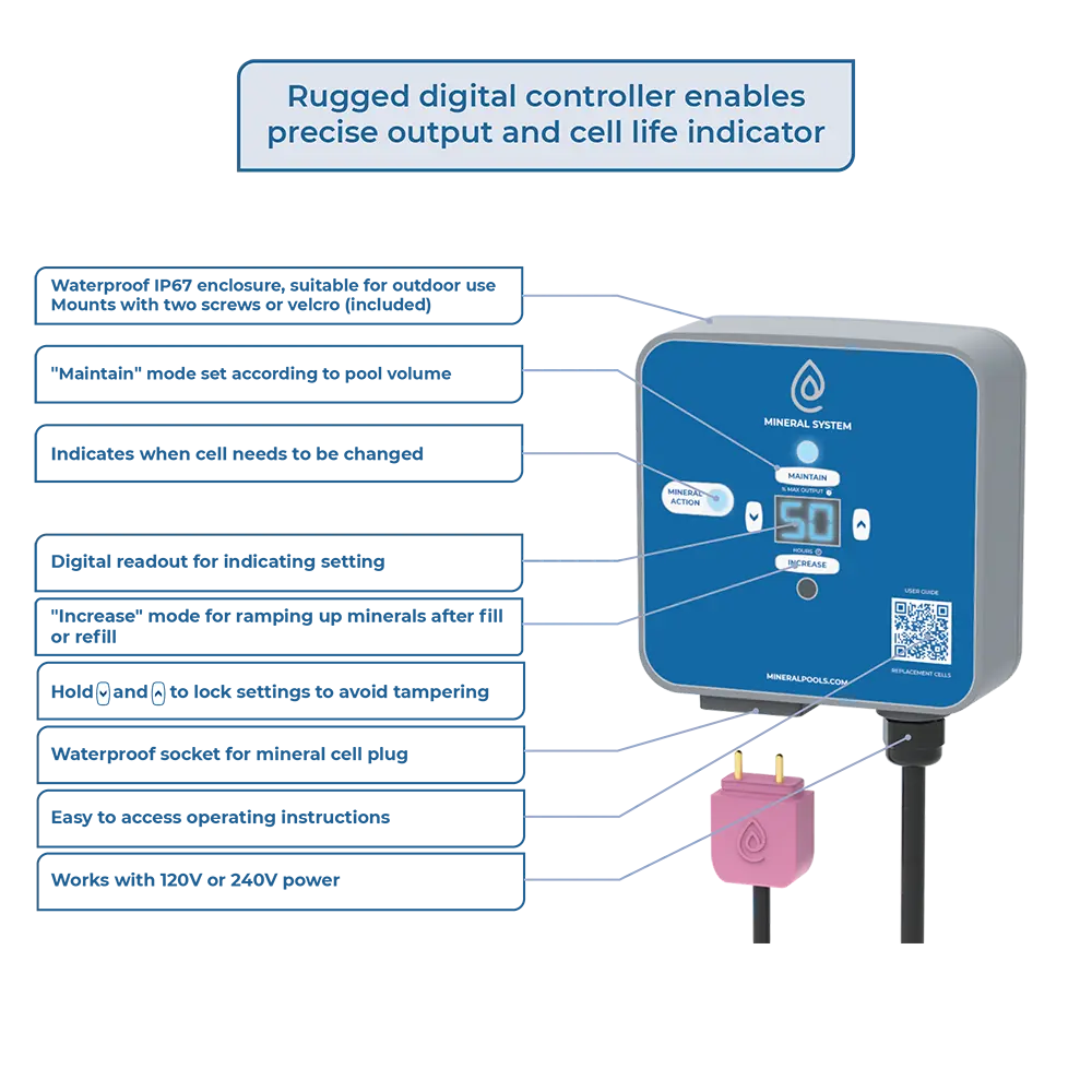 ClearBlue Mineral System Controller Features