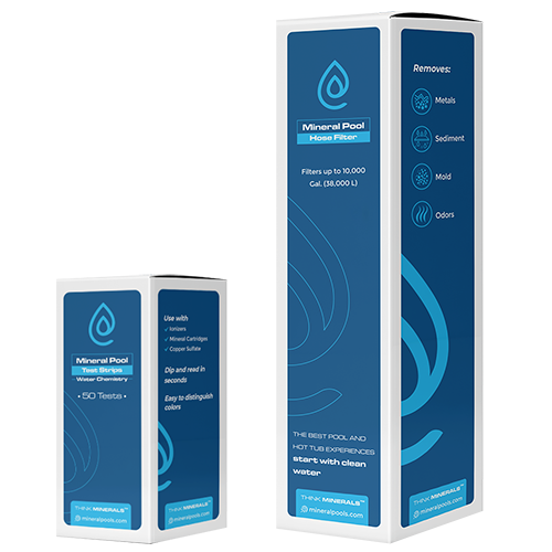 Hose filter and test strips