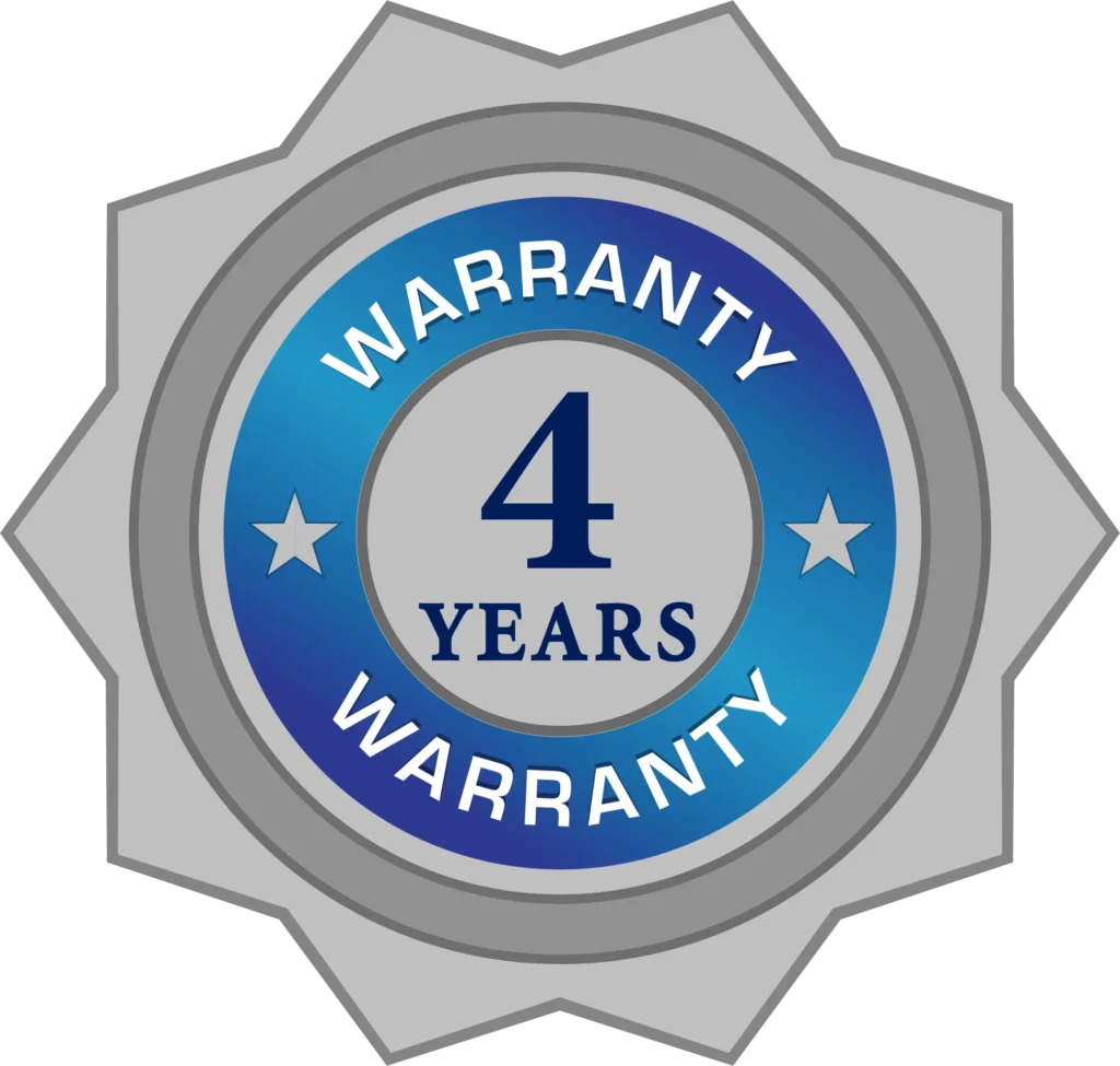 4-year Warranty Badge